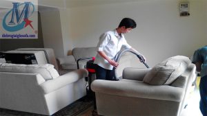 Dịch vụ giặt ghế sofa nỉ tại Hà Nội