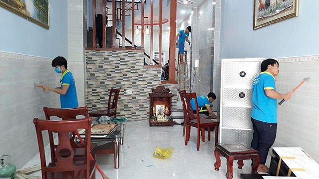 Dịch vụ vệ sinh nhà cửa tại Hà Nội giá rẻ