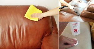 cách làm sạch sofa da