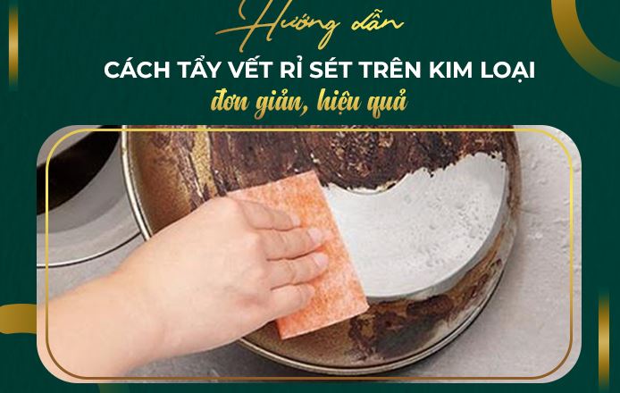 LÀM SACH RỈ SÉT BẰNG KIM LOẠI