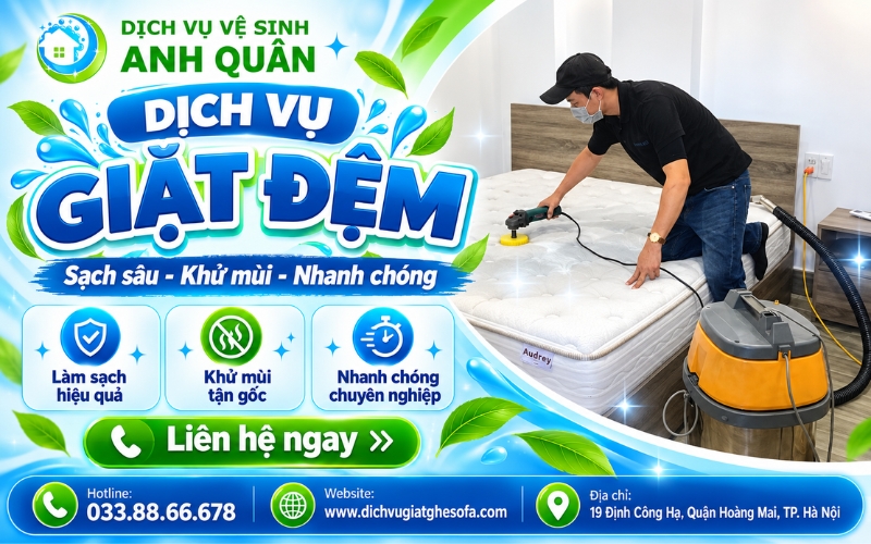 Dịch vụ giặt đệm