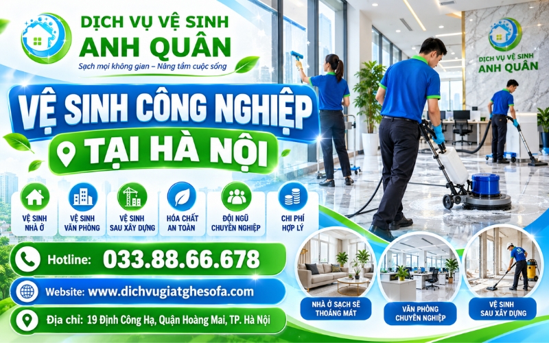 Vệ sinh công nghiệp tại Hà Nội