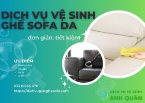 dịch vụ vệ sinh ghế sofa da