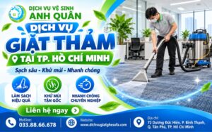 Dịch vụ giặt thảm tại TPHCM