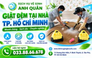 Giặt đệm tại nhà TPHCM