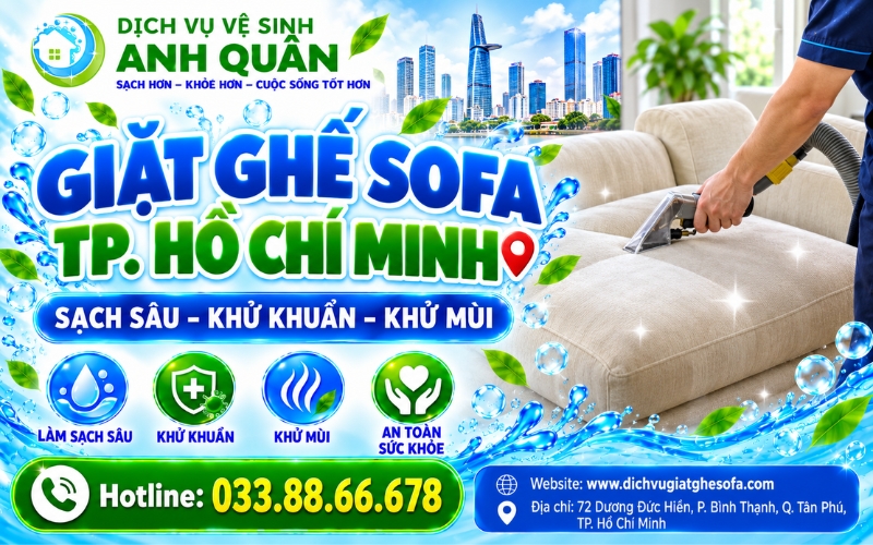 Giặt ghế sofa TP.HCM