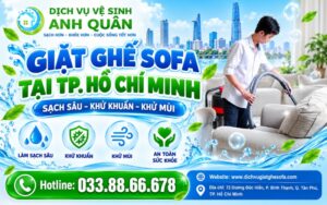 Giặt ghế sofa tại TPHCM