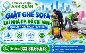 Giặt ghế sofa tại nhà TPHCM
