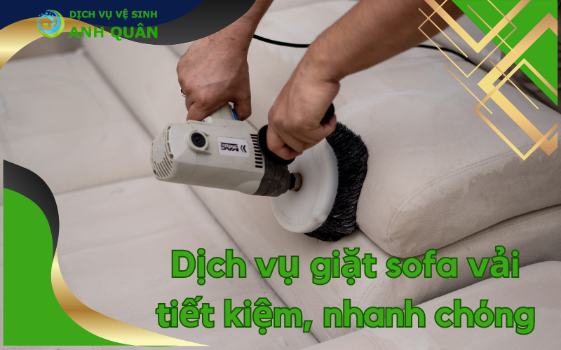 Dịch vụ giặt sofa vải