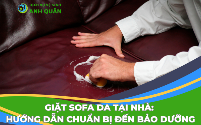 giặt sofa da tại nhà