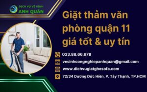 Giặt thảm văn phòng quận 11