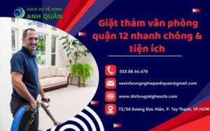 Giặt thảm văn phòng quận 12