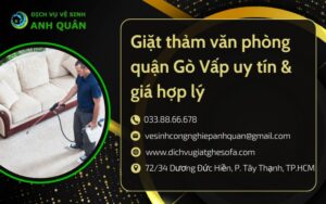 Giặt thảm văn phòng quận gò vấp