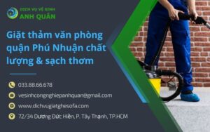 Giặt thảm văn phòng quận phú nhuận