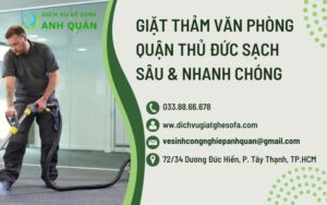 Giặt thảm văn phòng quận thủ đức