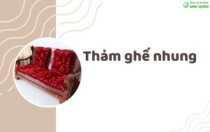 Thảm ghế nhung