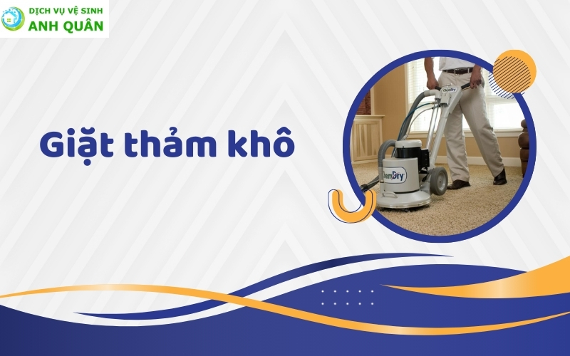 giặt thảm khô