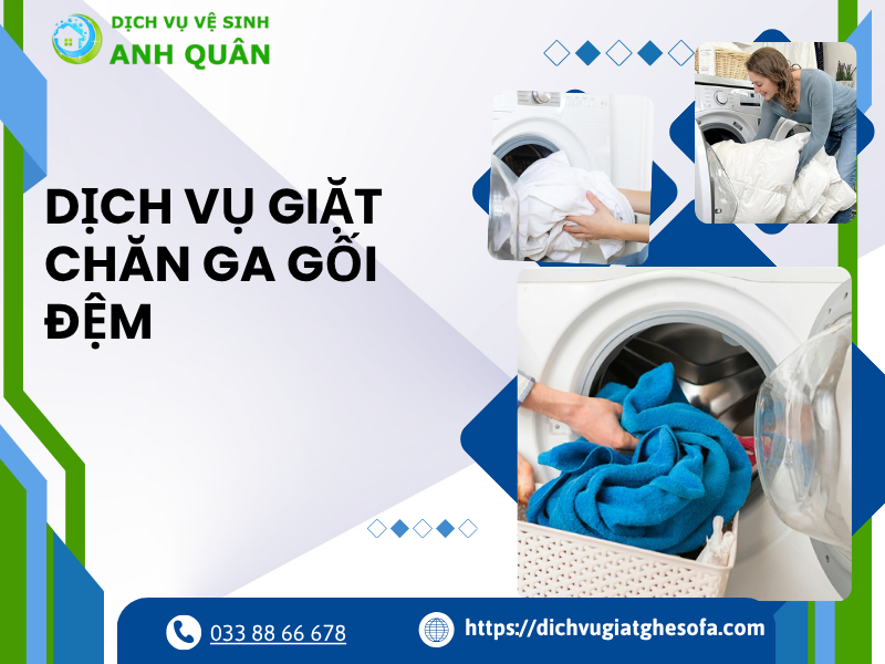 Dịch vụ giặt chăn ga gối đệm