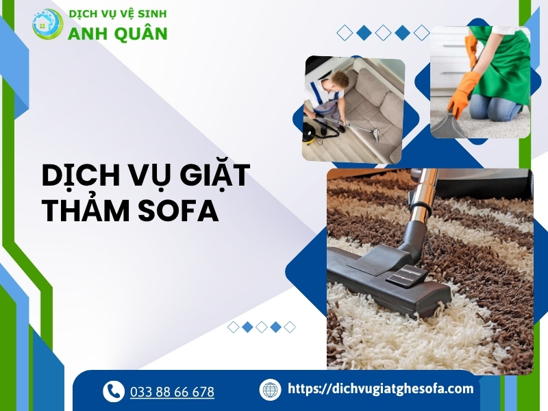 Dịch vụ giặt thảm sofa