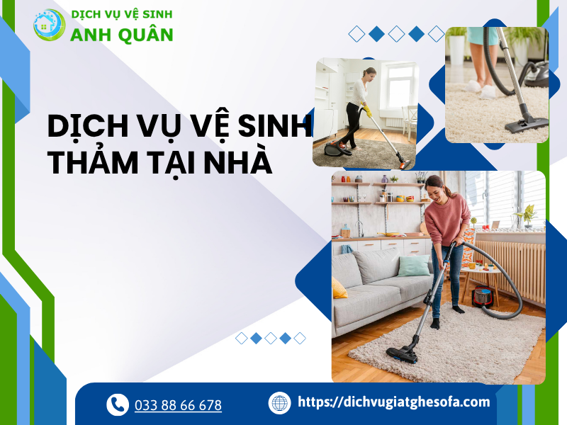 Dịch vụ vệ sinh thảm tại nhà