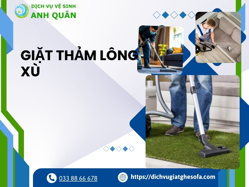 Giặt thảm lông xù