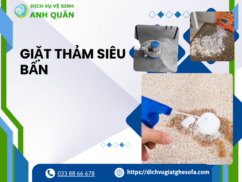 Giặt thảm siêu bẩn