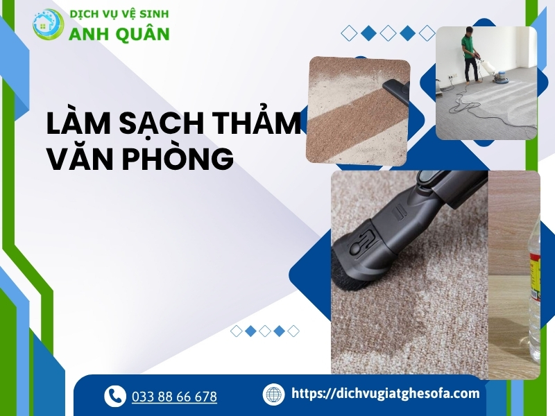 Làm sạch thảm văn phòng