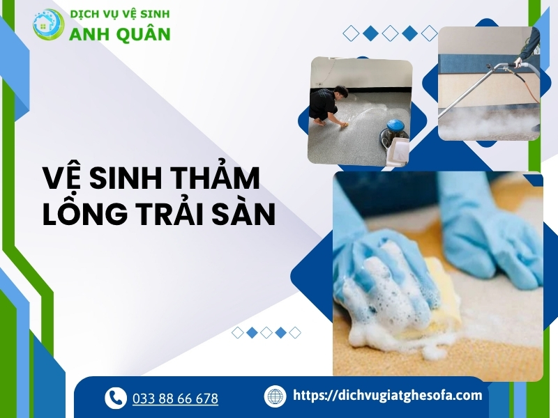 Vệ sinh thảm lông trải sàn