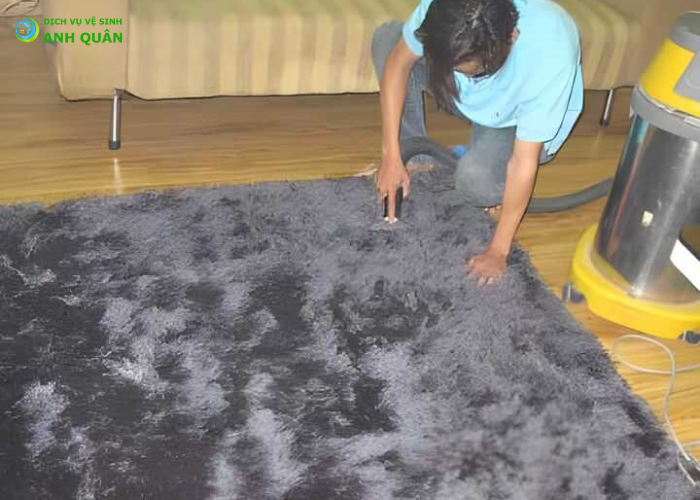 cách làm sạch thảm lông xù (6)