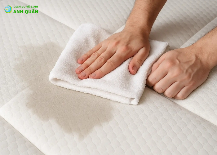 cách xử lý nệm bị dính nước tiểu (1)