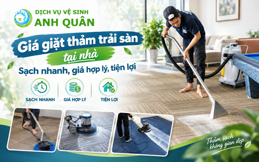 giá giặt thảm trải sàn