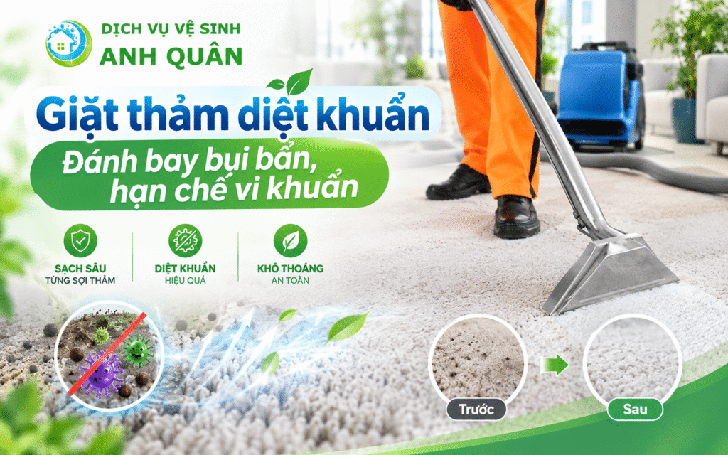 giặt thảm diệt khuẩn