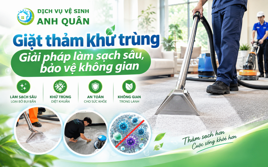 giặt thảm khử trùng