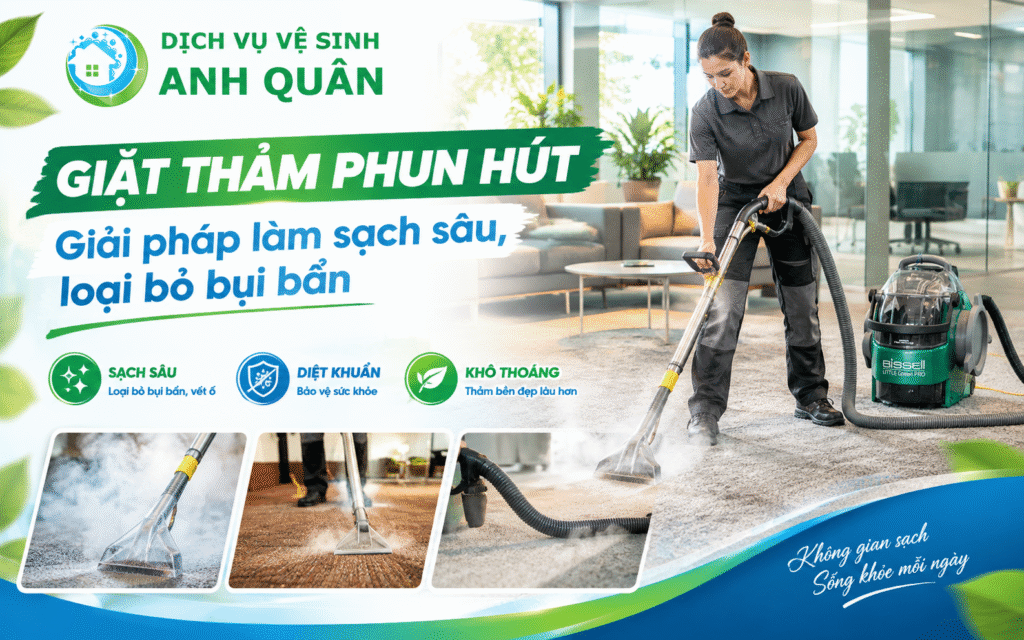 giặt thảm phun hút