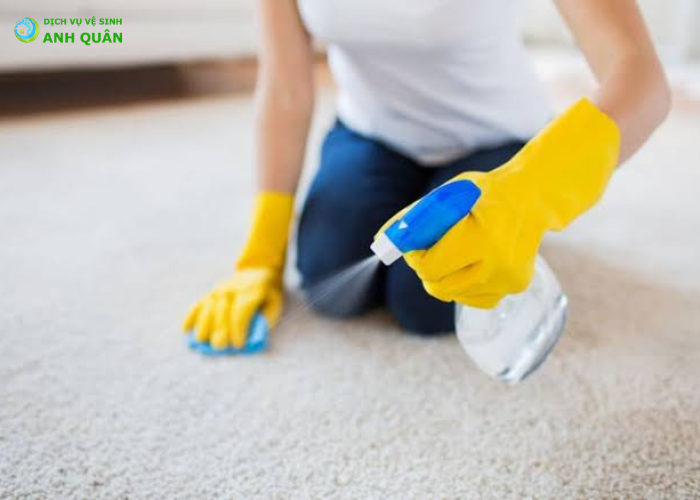 cách làm sạch thảm bị nôn (1)
